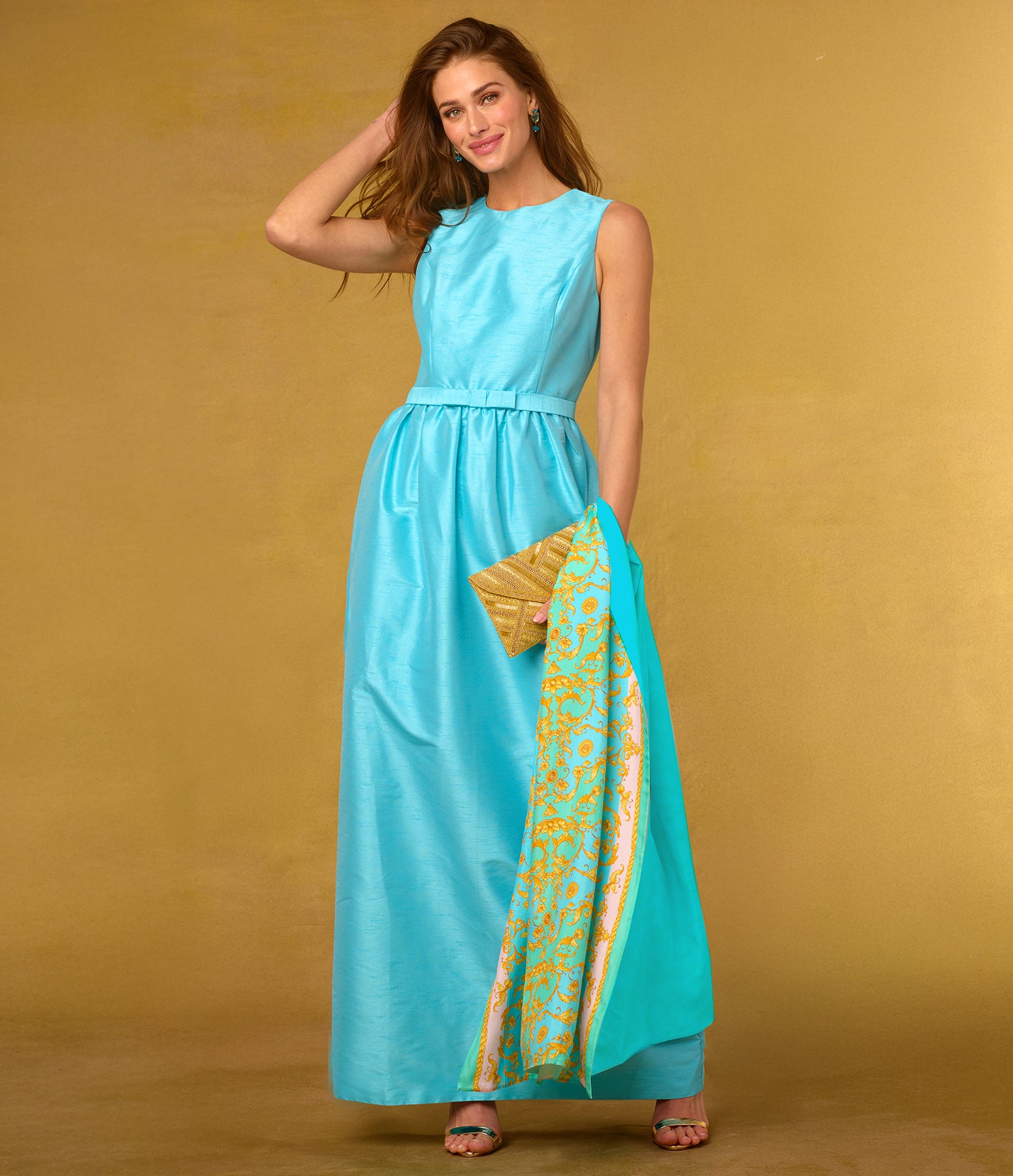 Audrey Gown in Robin Egg Blue