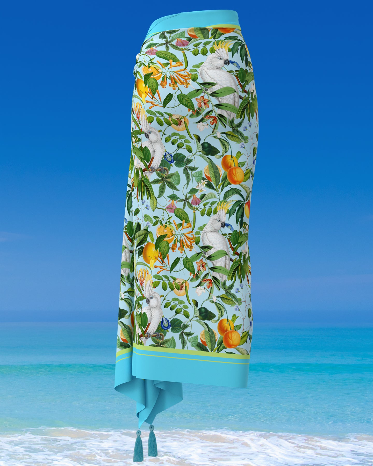 Bali Orchard Pareo back view