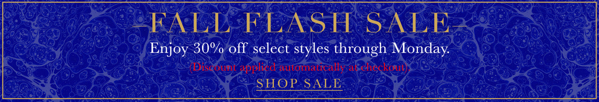Fall flash sale with 30% off select styles through Monday