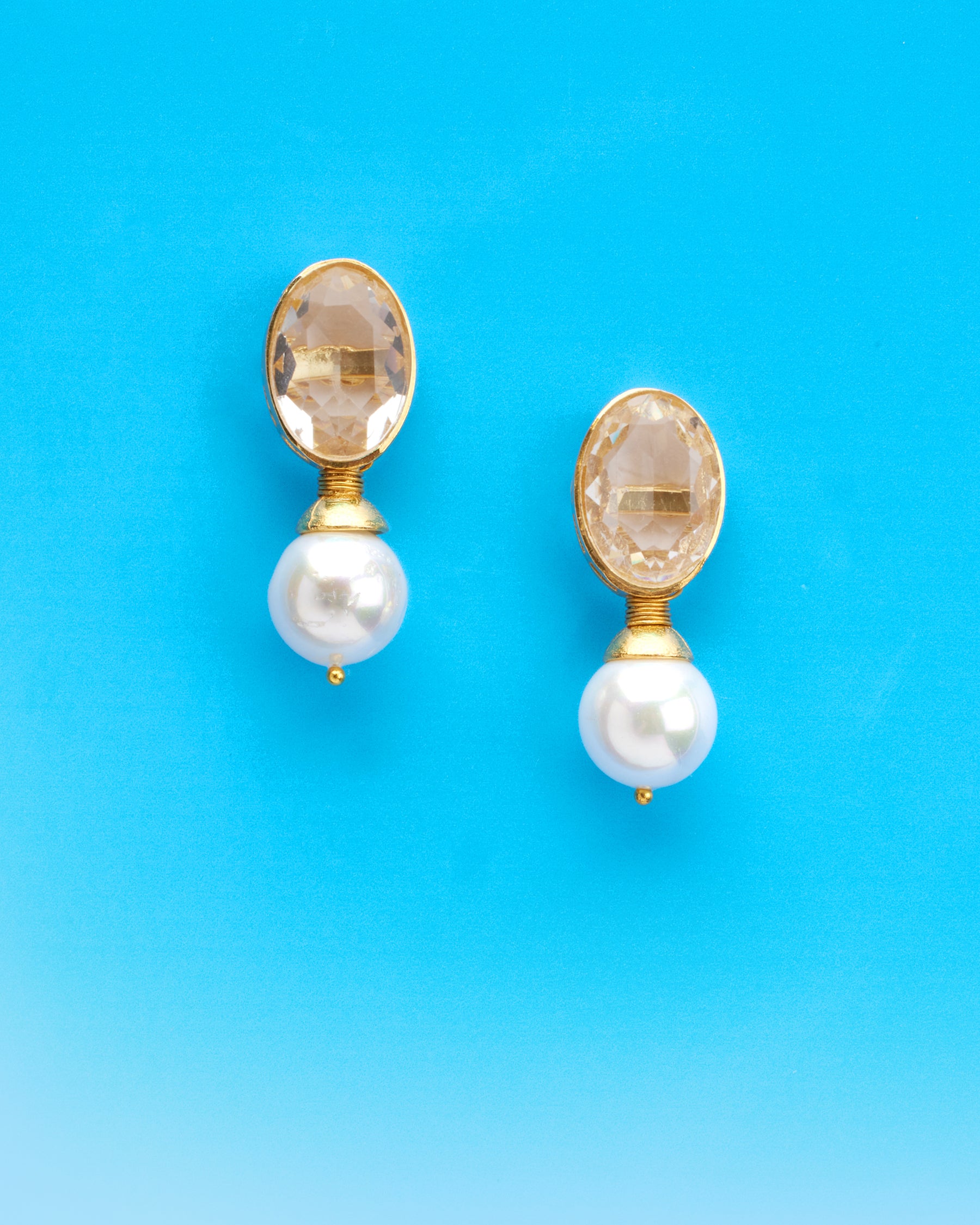 NicoBlu® Gia Earrings in Clear Crystal