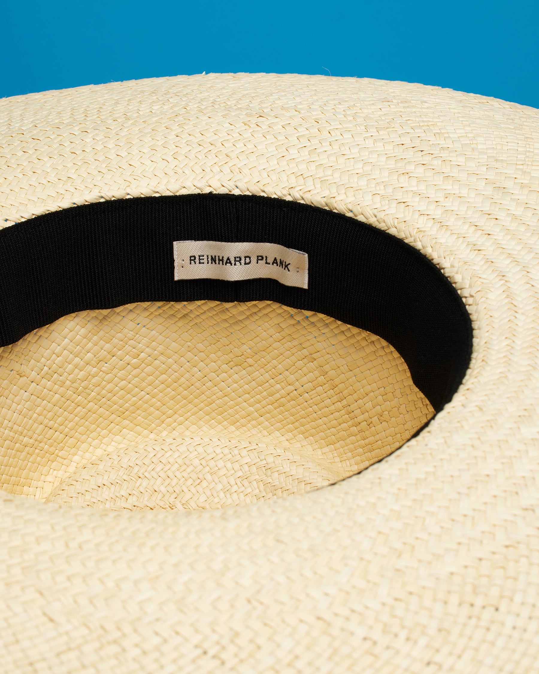 Reinhard Plank Forte Panama Straw Hat-INterior Detail
