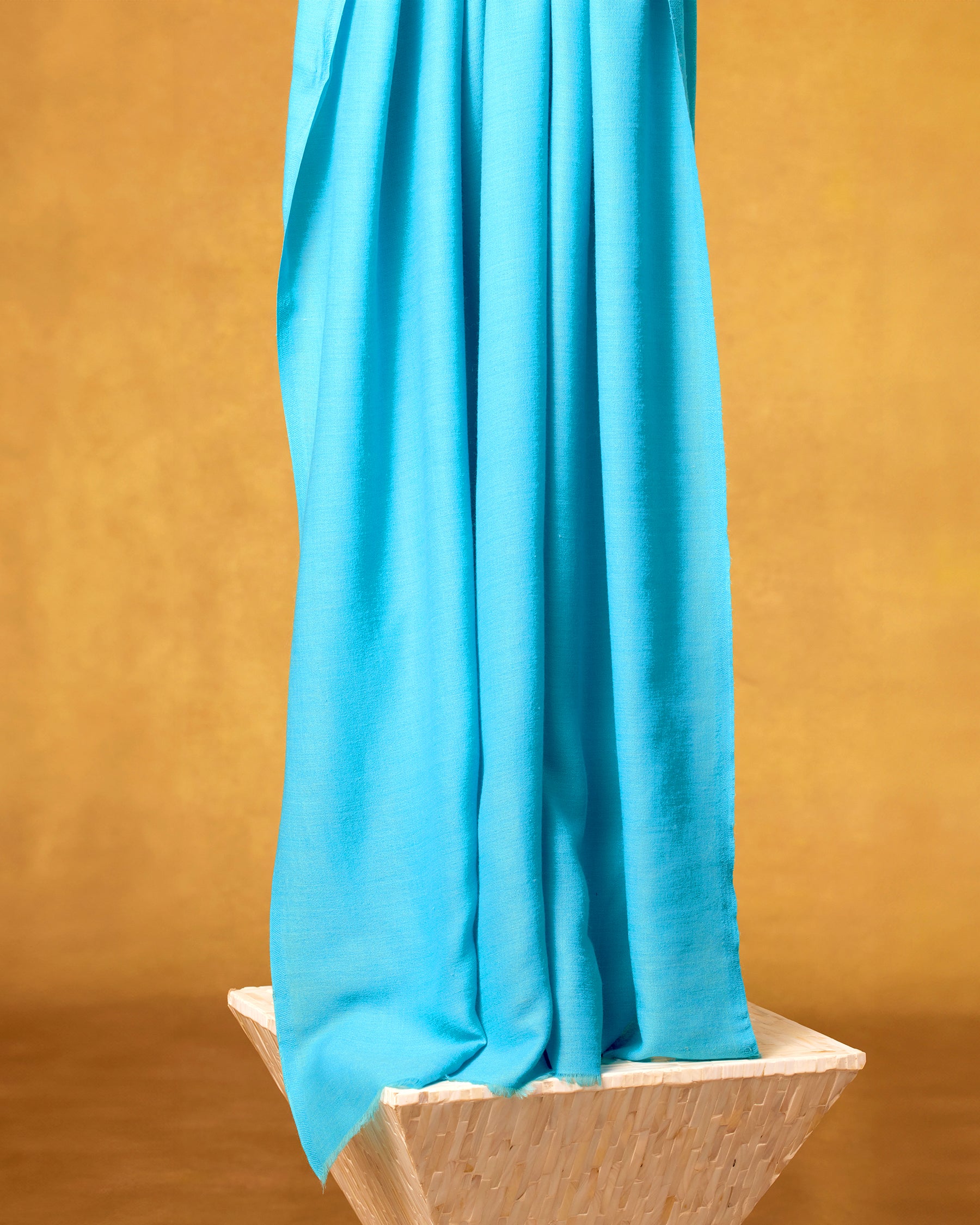 Josephine Pashmina Shawl in Tropical Turquoise