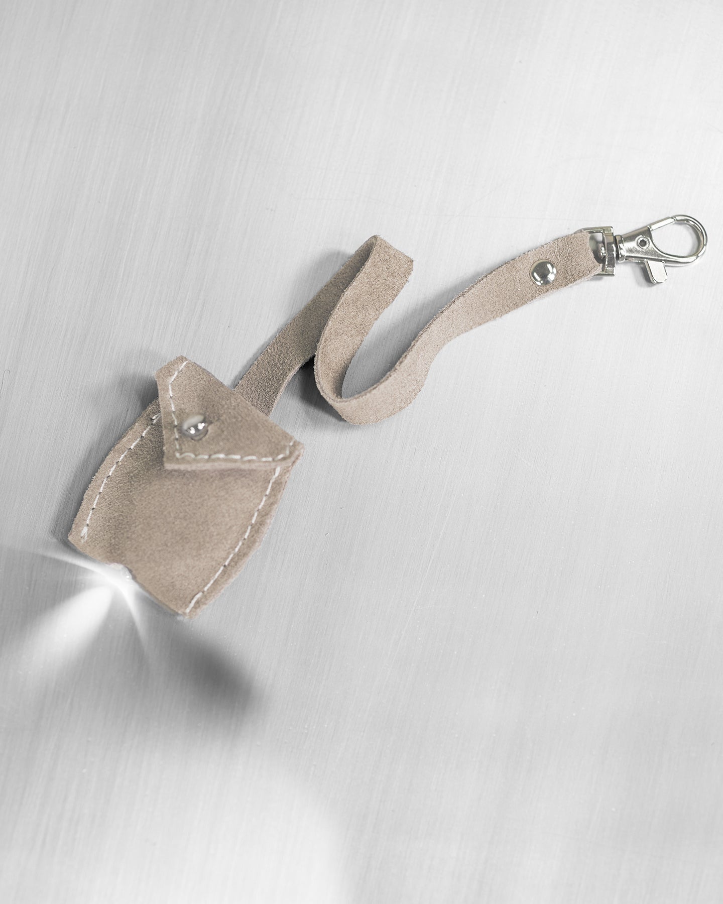 Marquise Paris Recontre Équestre Top Handle Shoulder Bag in Blue Taupe-Interior Light