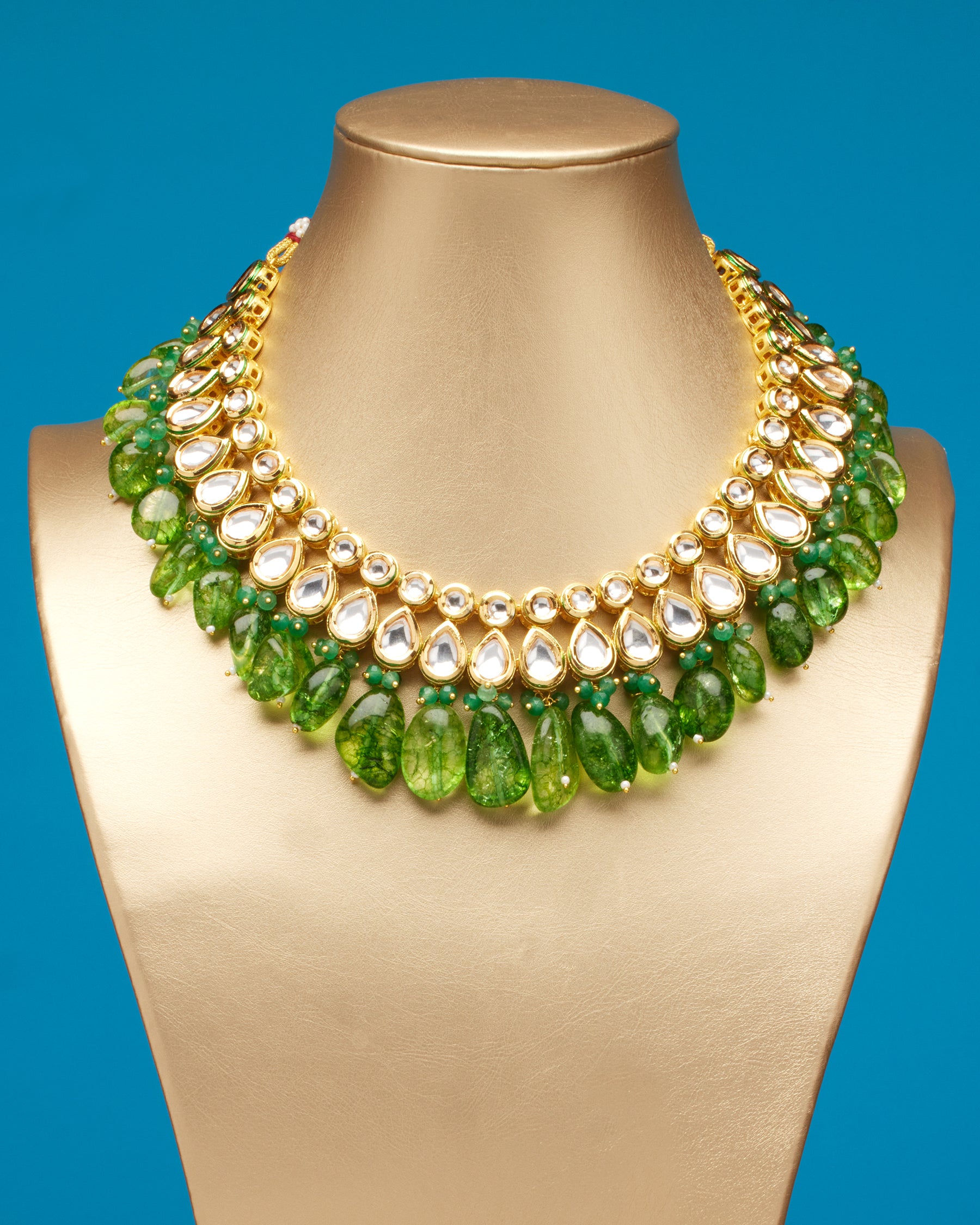 Sharawar Peridot Green Necklace