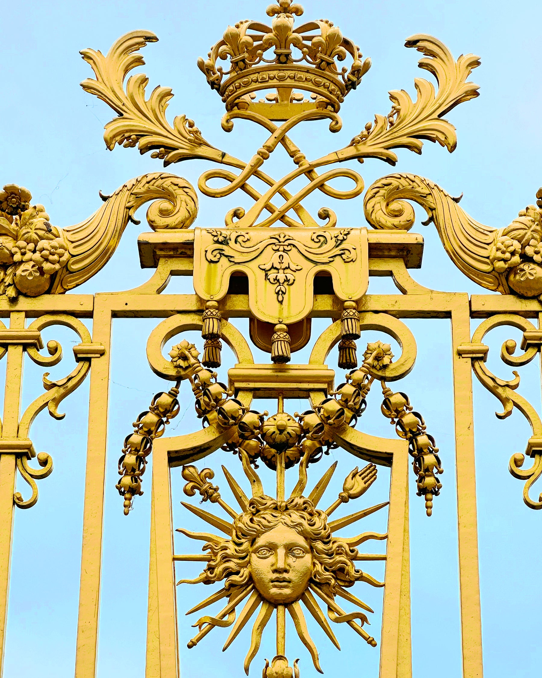Gilded gates of Versailles