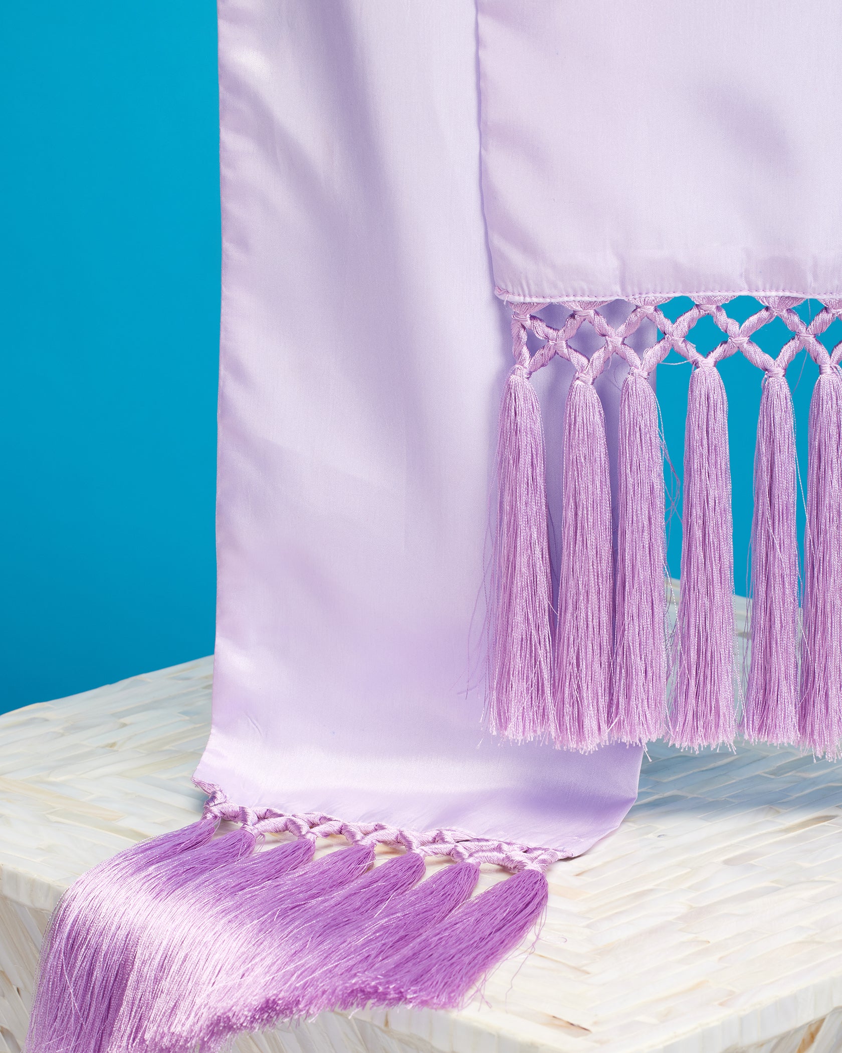 Cosima Sash Belt in Sunset Lavender-Detail