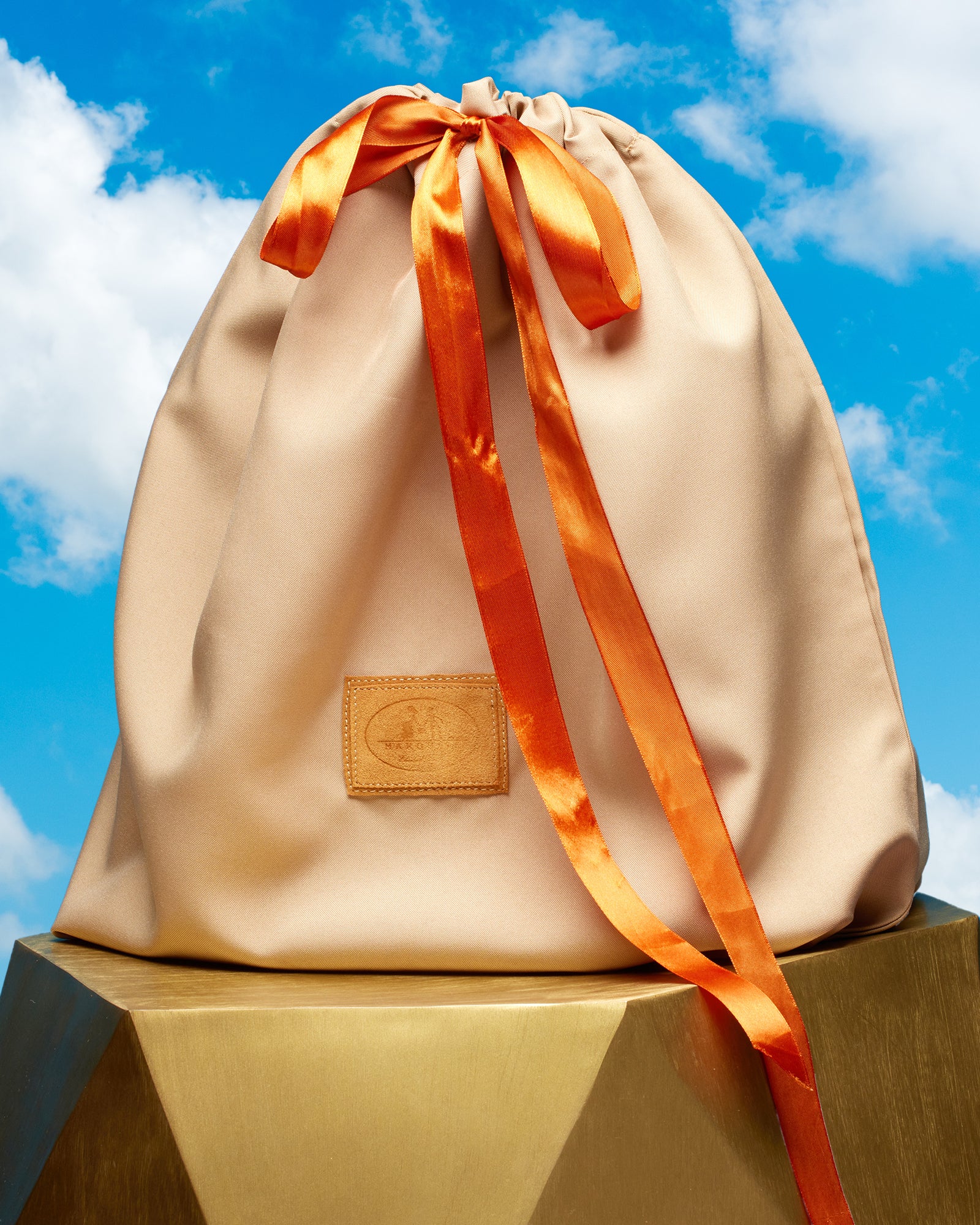 Marquise Paris Tulipe Top Handle Shoulder Bag in Honey-Dustbag