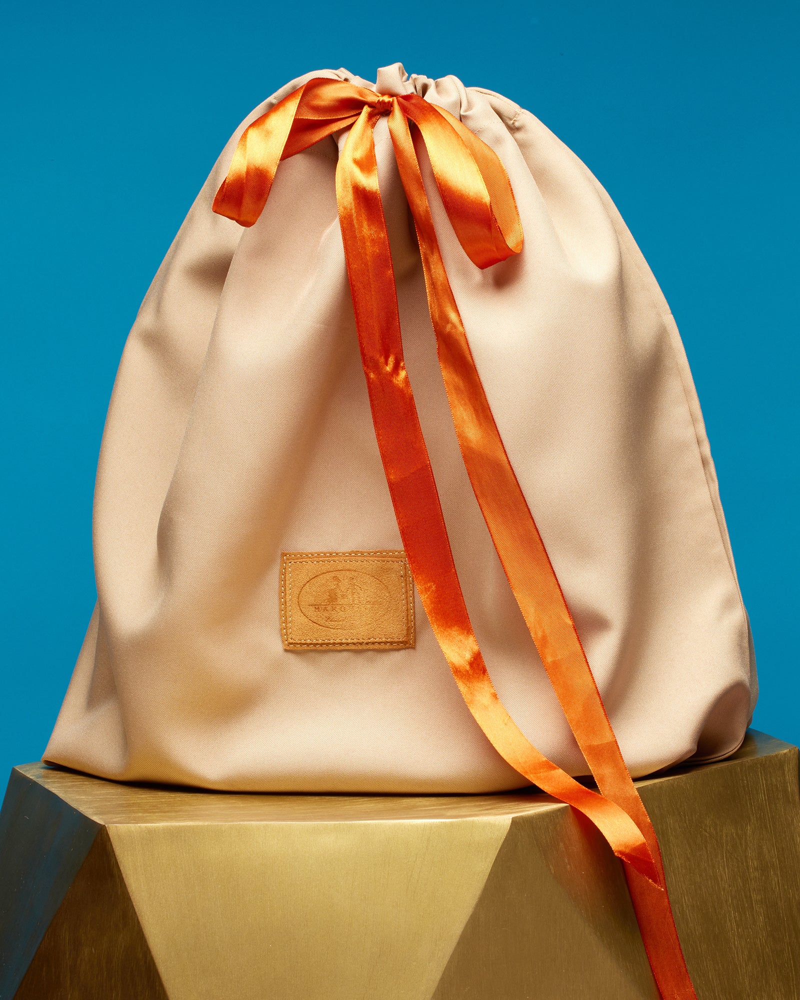 Marquise Paris Marquise Le Perdreau Top Handle Shoulder Bag in Apricot Suede-Dustbag
