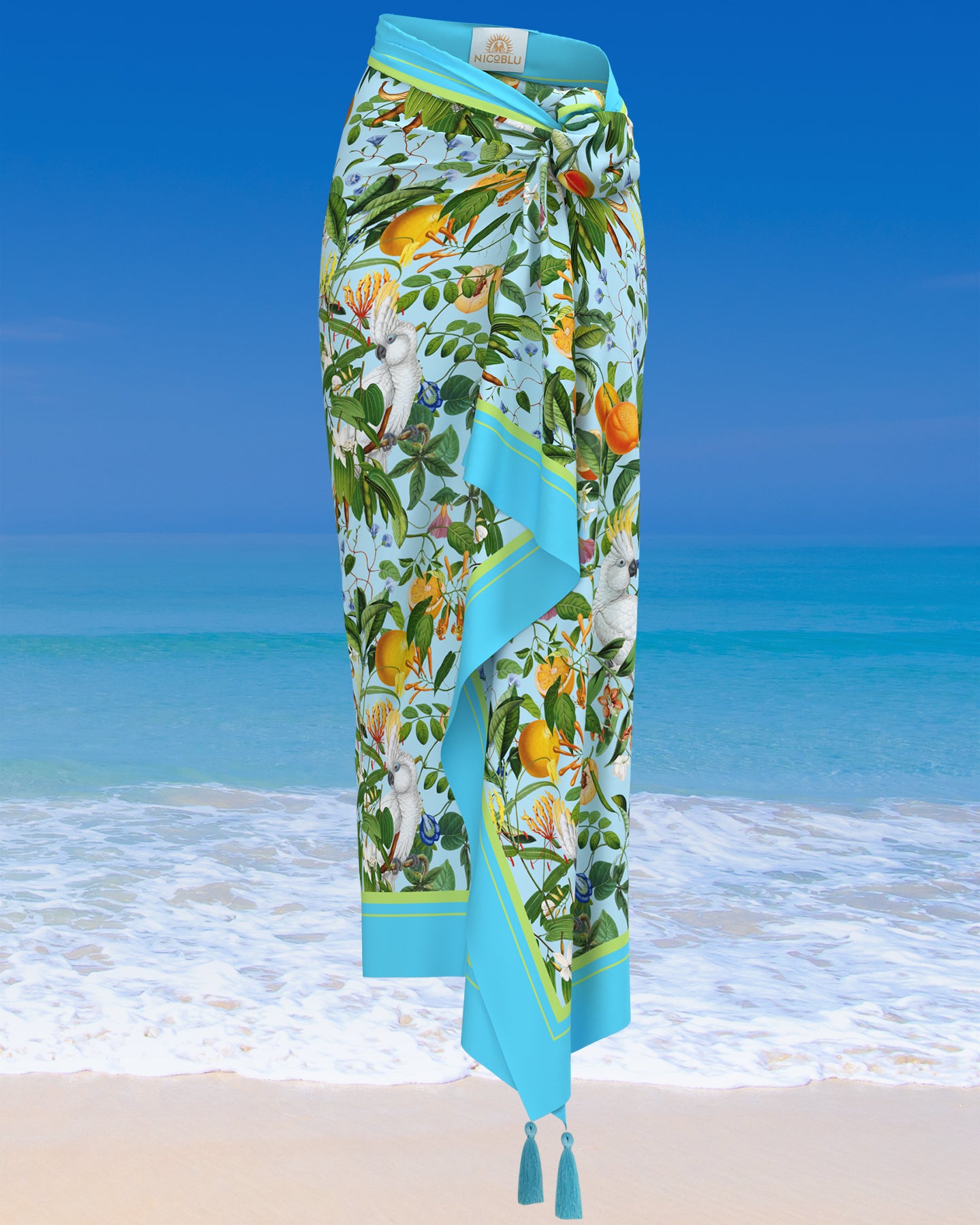 Bali Orchard Pareo front view
