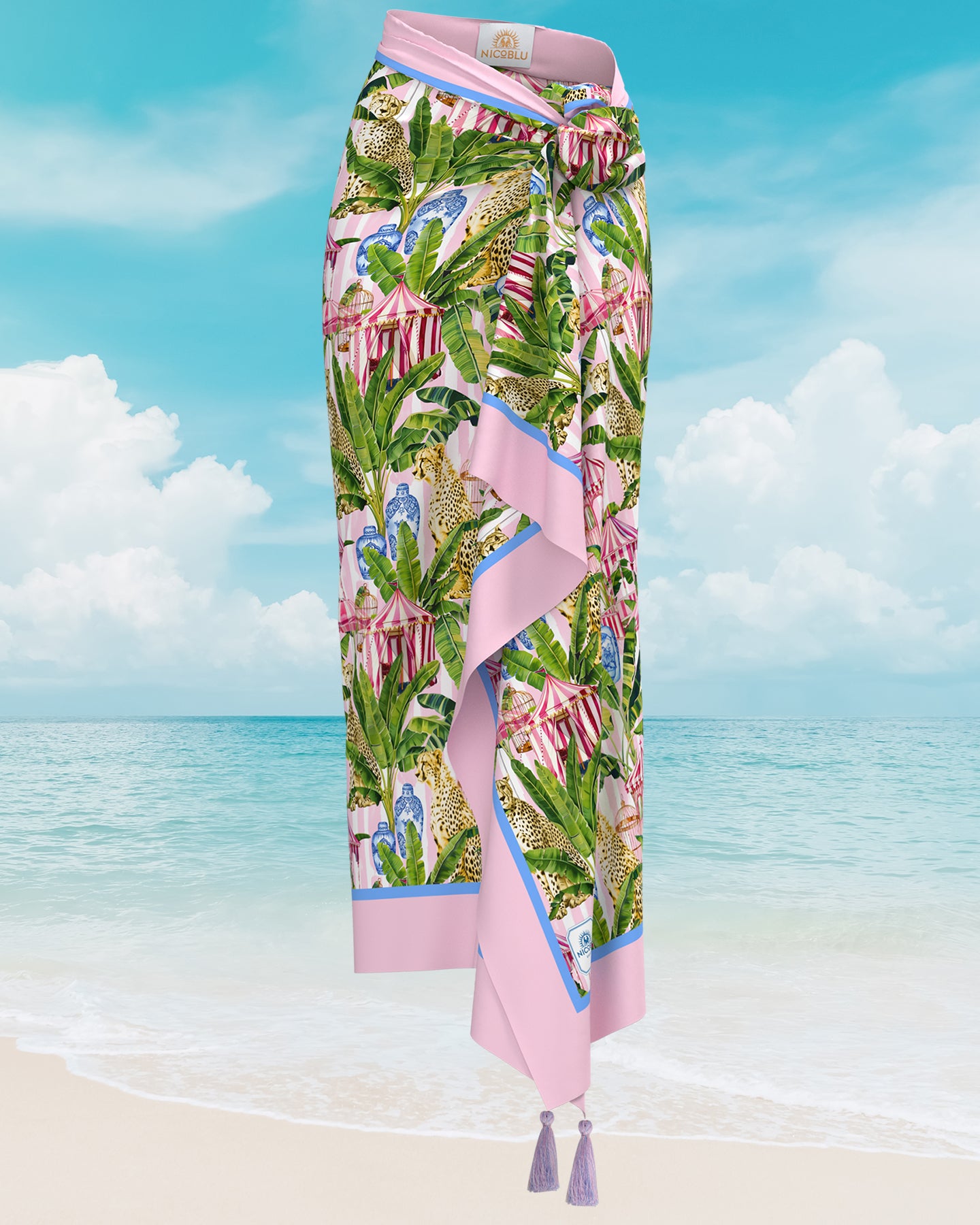Jungle Folly Pareo front view