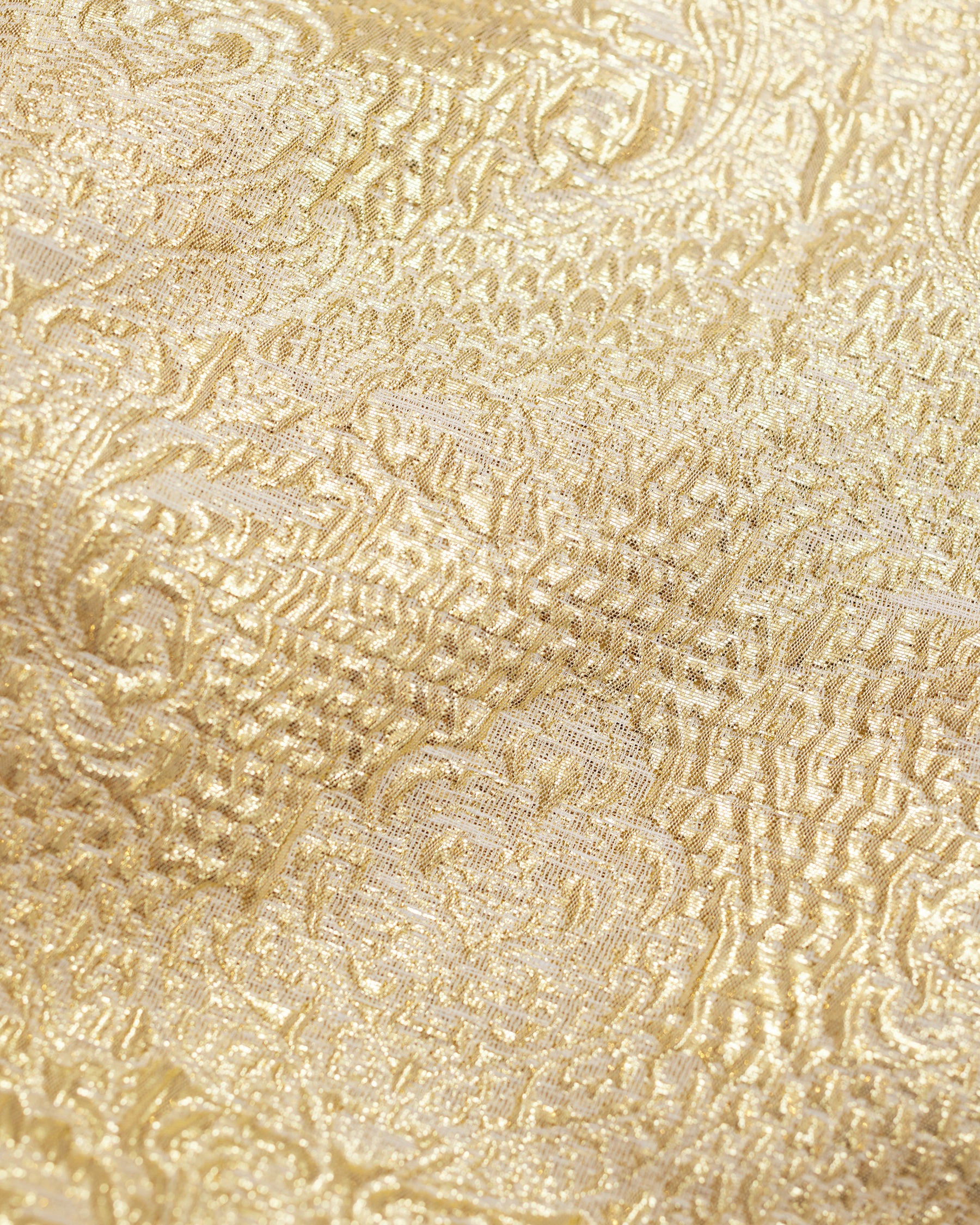 Detail of gold brocade