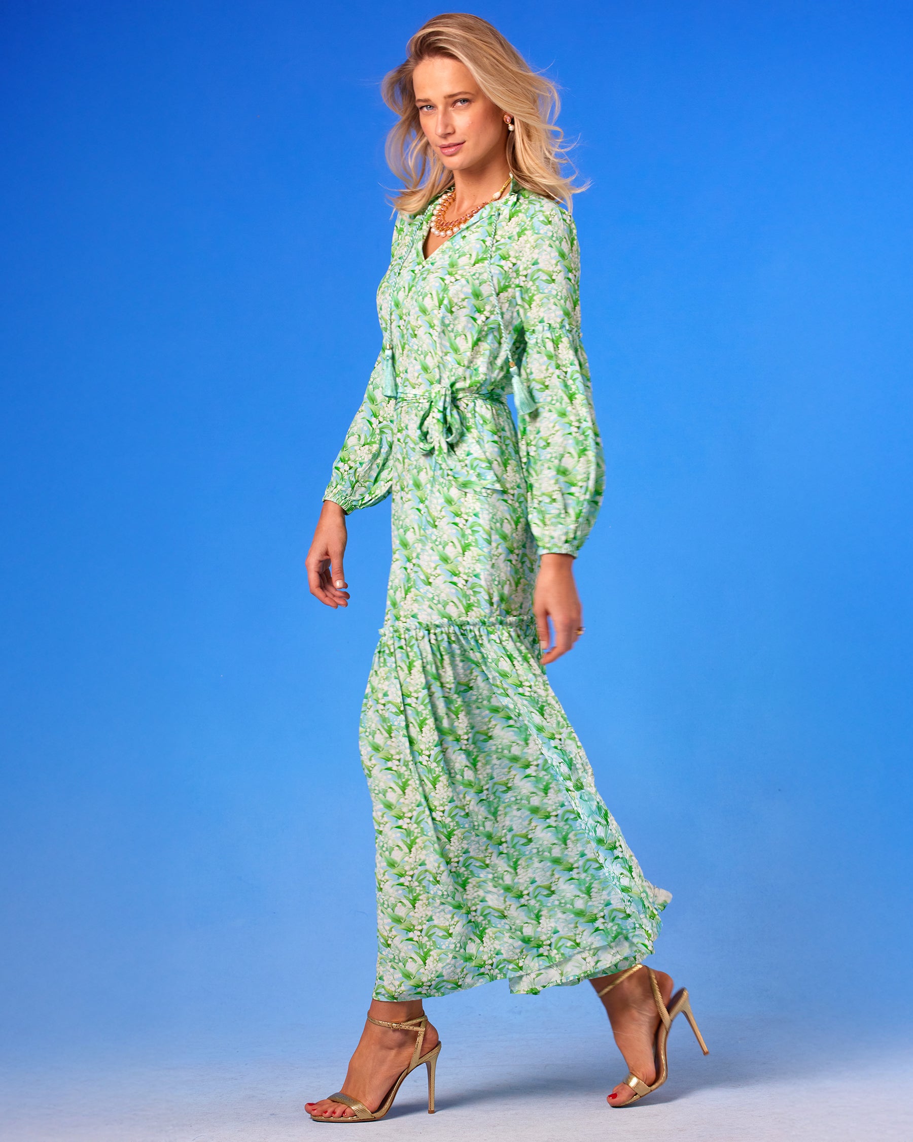 Waverly Maxi Dress in Lilies of the Valley