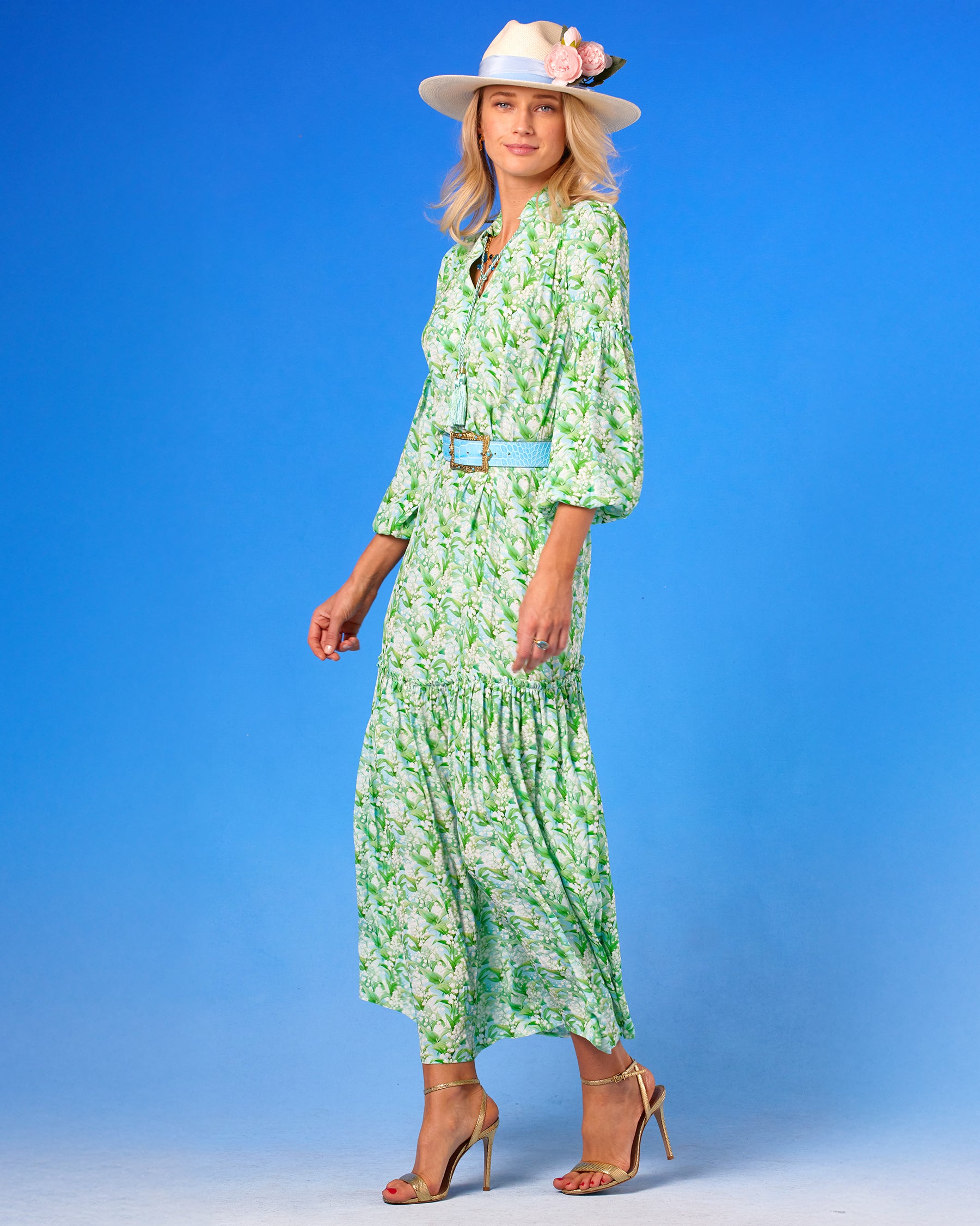 Waverly Maxi Dress in Lilies of the Valley