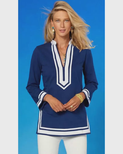 Video of the Shalimar Dress in Navy  Blue_2