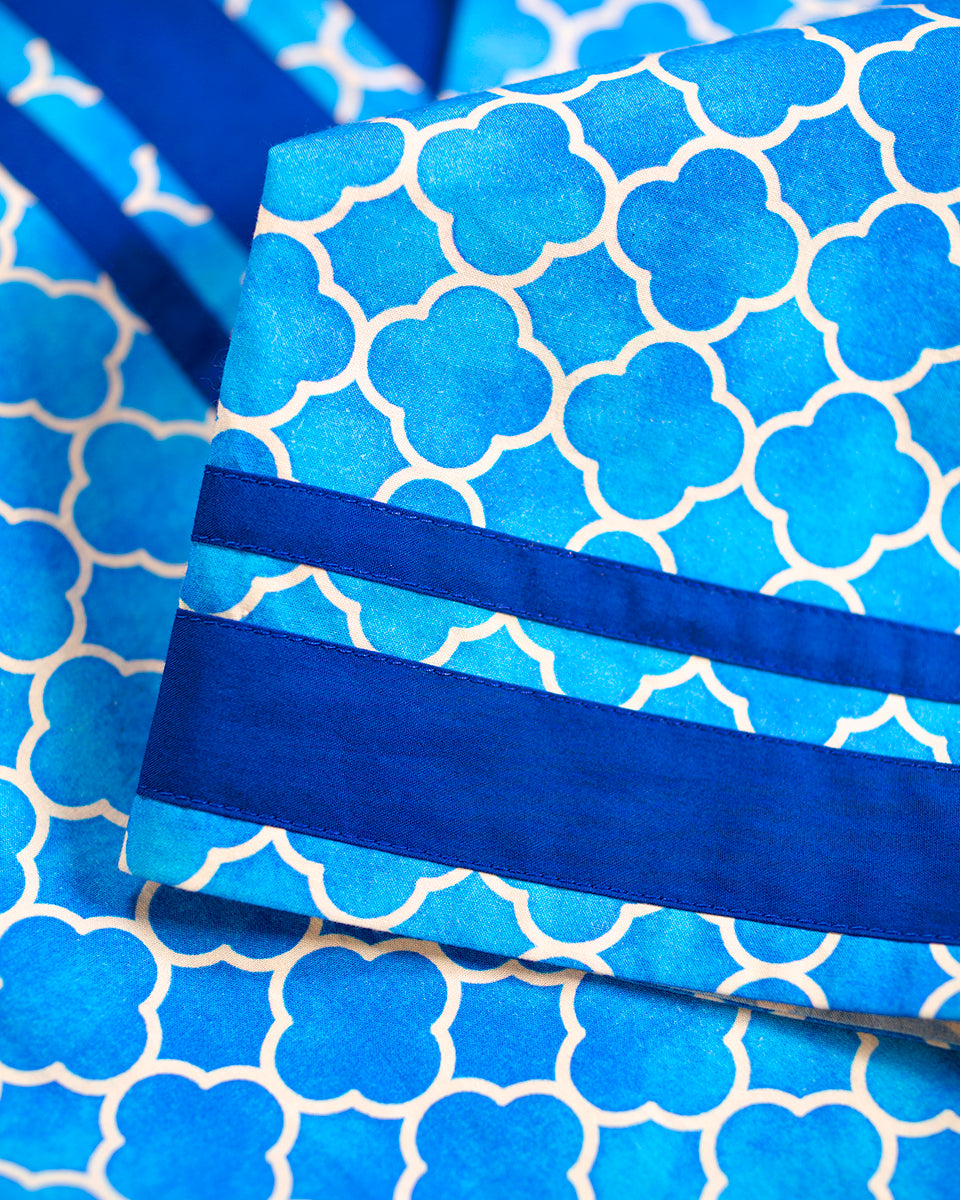 geometric preppy pattern tunic