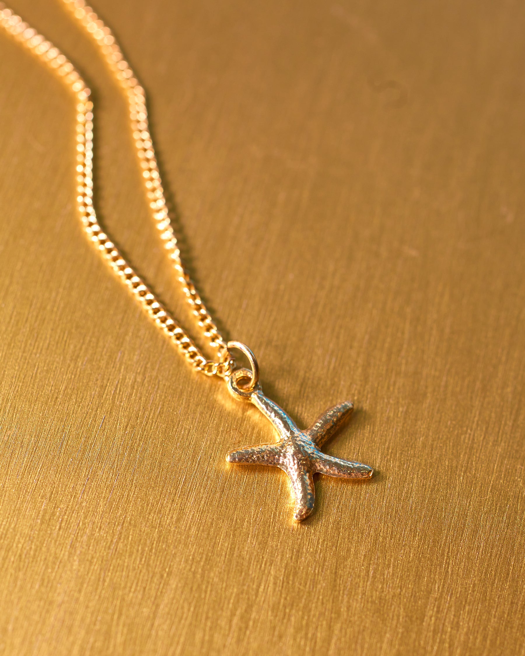 Zoe Starfish Charm Pendant Necklace-Alternate View